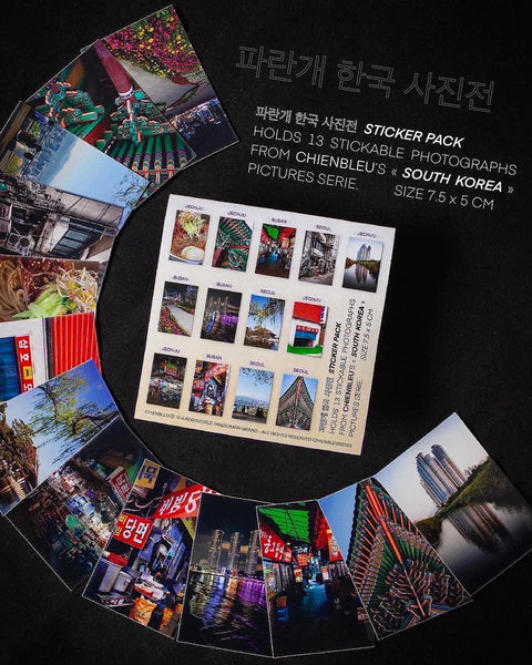 South Korea photographs (Sticker pack)