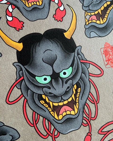 Hannya flasheet / AWAGAMI Kozo Washi (A4)