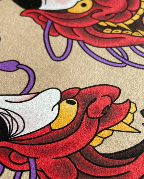 Hannya flasheet / AWAGAMI Kozo Washi (A4)