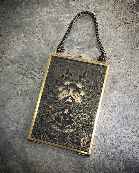 Framed - Tibetan Flower (Gold)