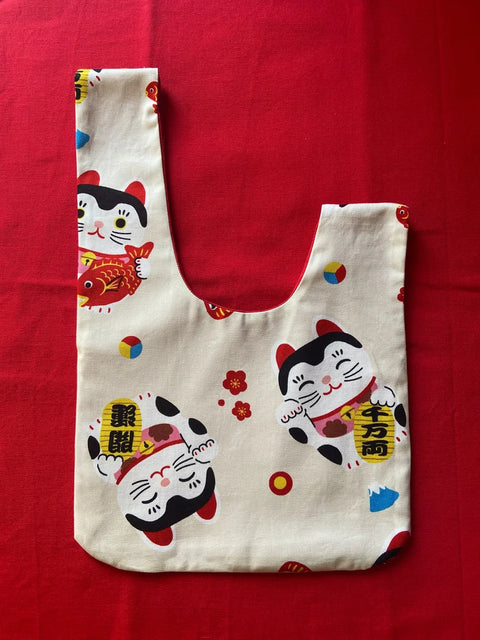 Sac Tokyo, Motifs chats porte-bonheur, maneki-neko