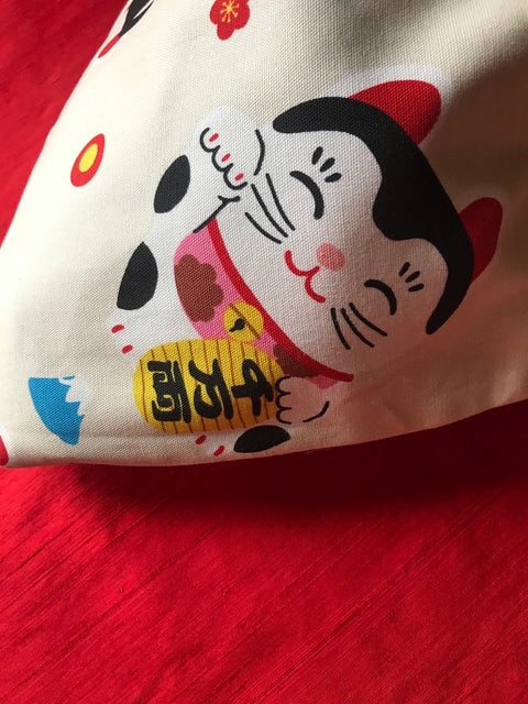 Sac Tokyo, Motifs chats porte-bonheur, maneki-neko